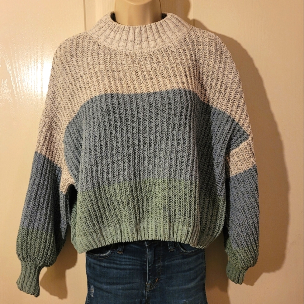 MM cropped thick sweater